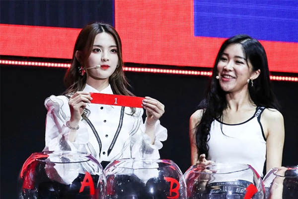 杨超越世界杯抽签