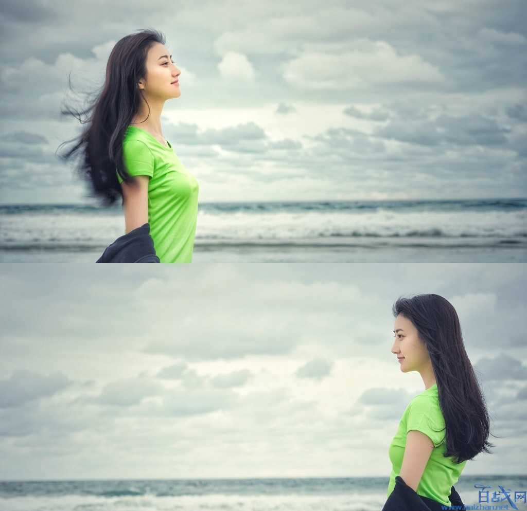 景甜晒海边甜美写真状态好，景甜被称为“甜宝”说对了