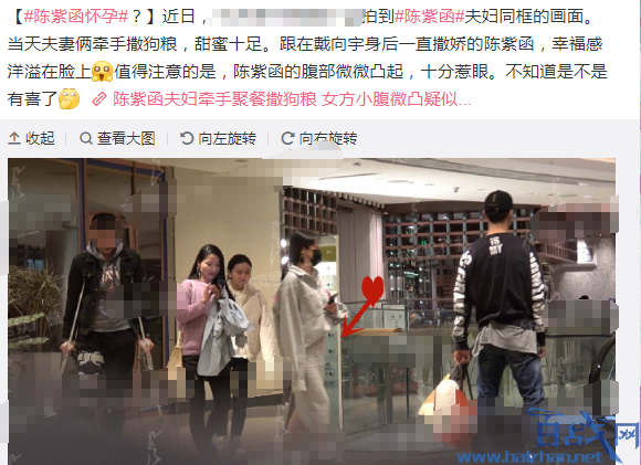 陈紫函否认怀孕 网友吐槽:普通人真没兴趣关注谁肚子大不大