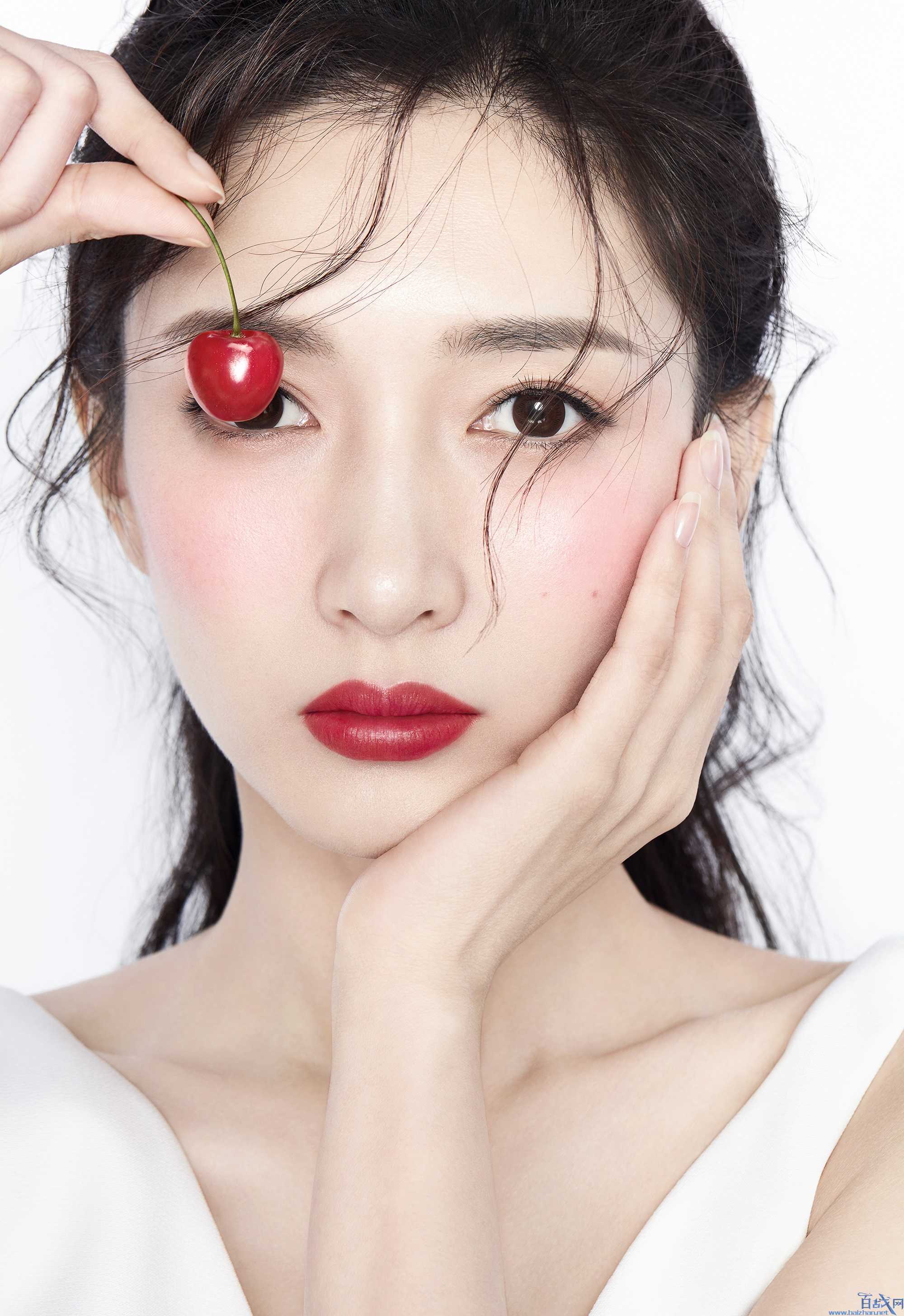 江疏影夏日樱桃妆