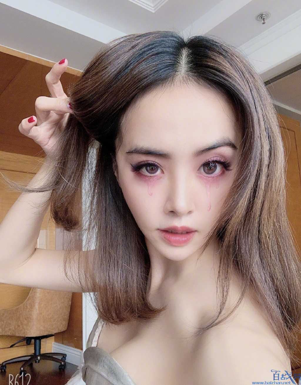 蔡依林流粉色眼泪，这波“网红脸”组图挺好看